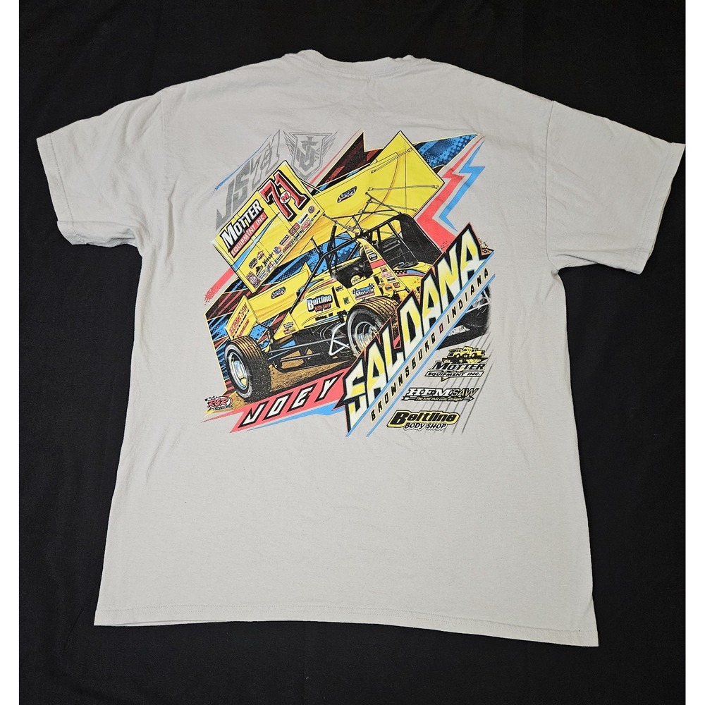 Joey Saldana Racing T-Shirt Men's Size Large